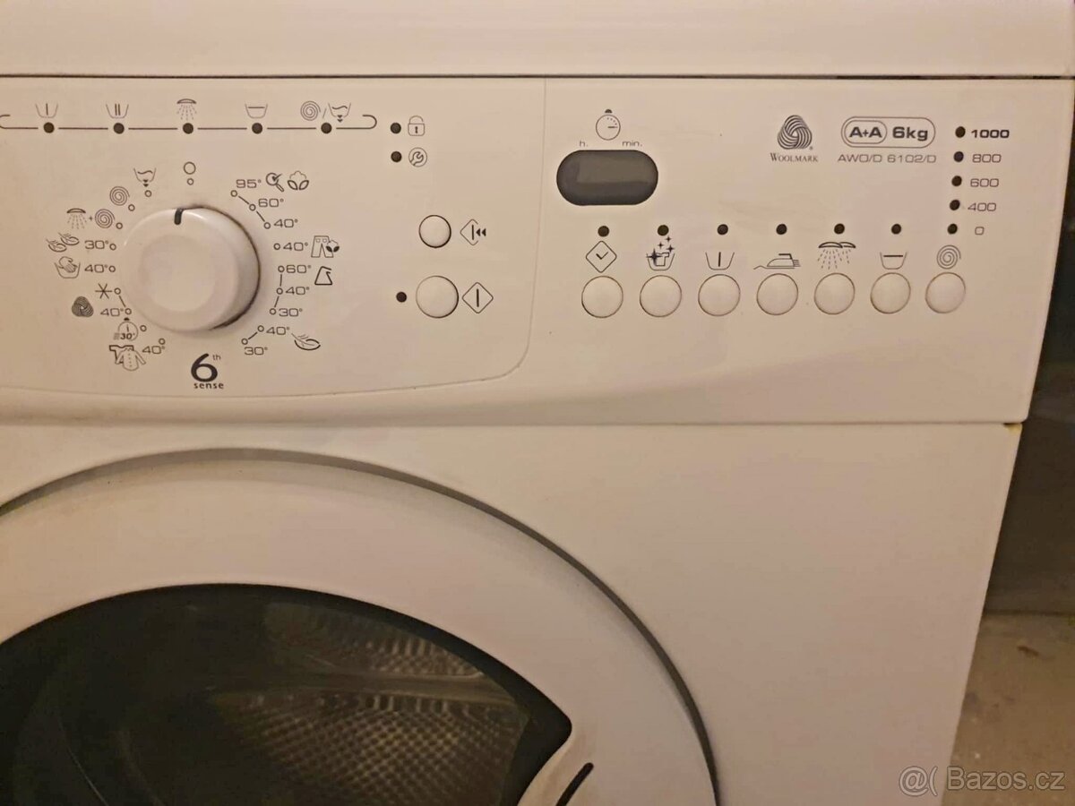 PRACKA WHIRLPOOL,BOCNI PLNENI,6KG,DISPLEJ,PLNE FUNKCNI - 2