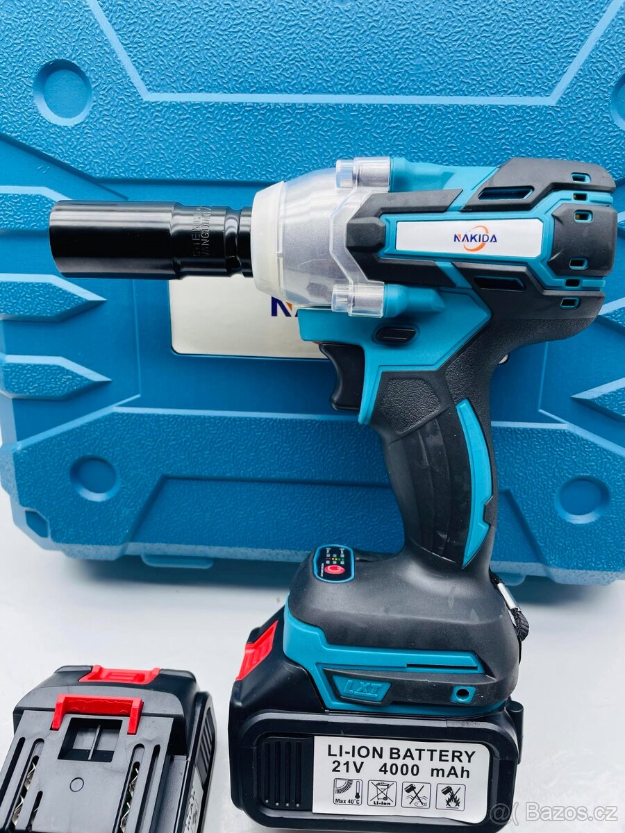 Aku rázový utahovák + 2xbaterie 21V - 2