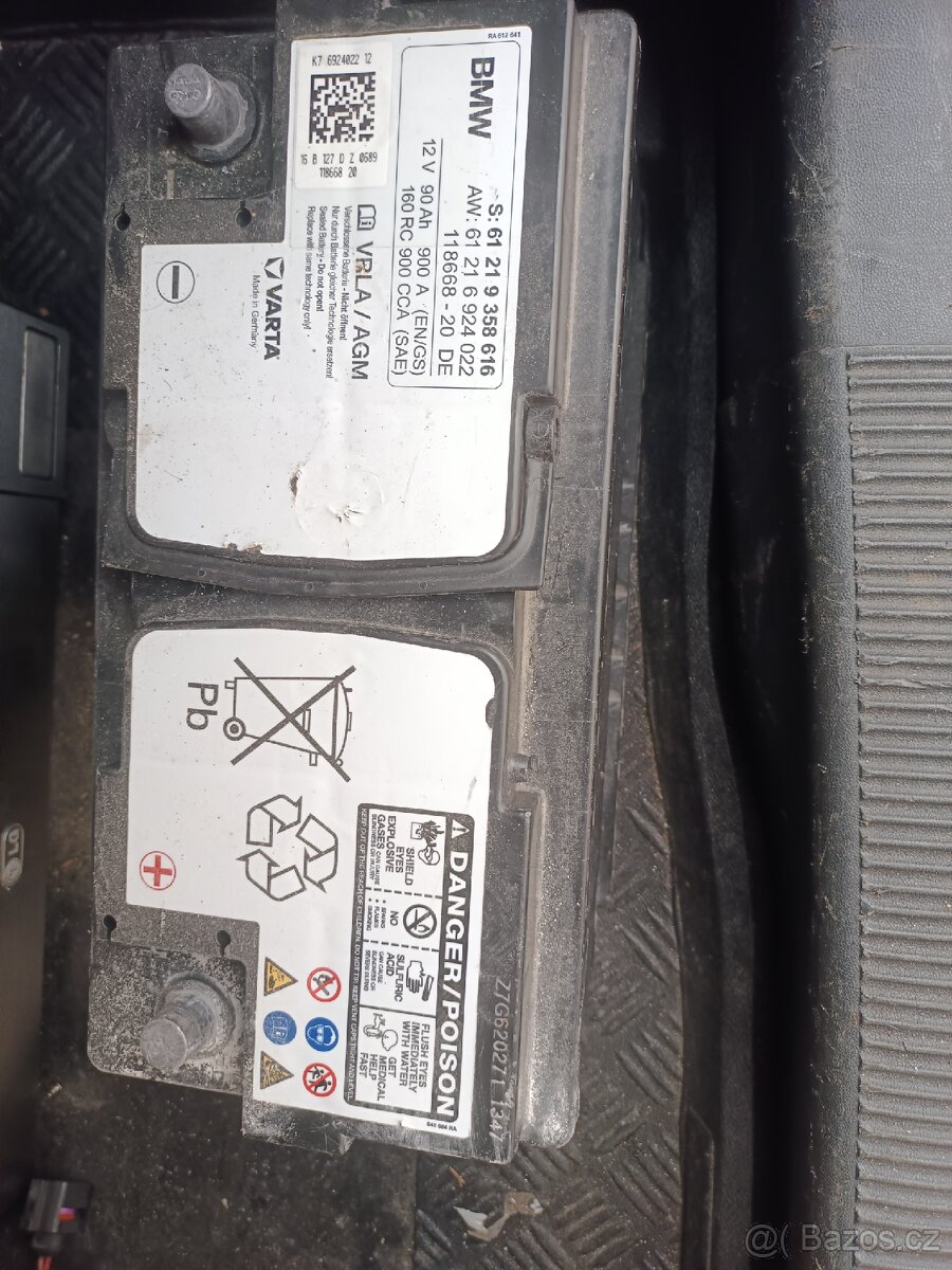 Autobaterie Bmw AGM-90Ah. - 2