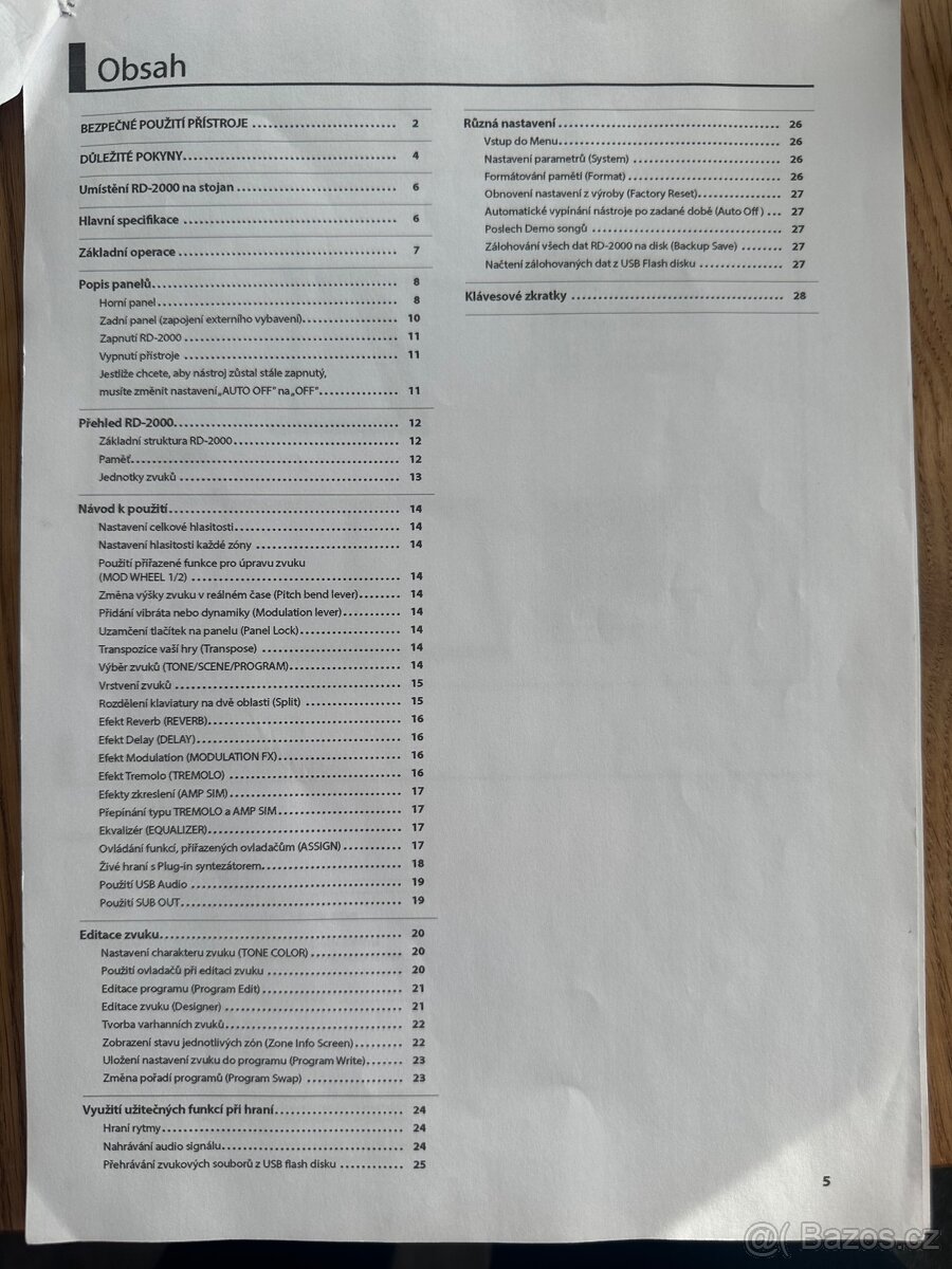 Roland piano s cestovnim kufrem - 2