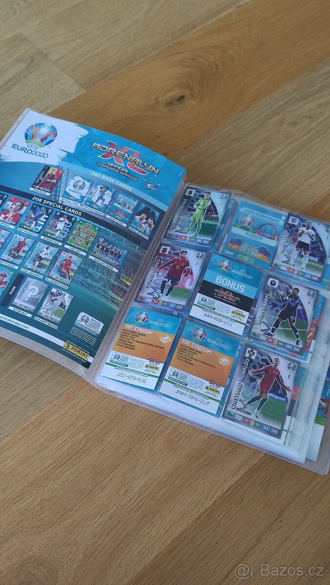 Fotbalové kartičky- Euro 2020 - 2