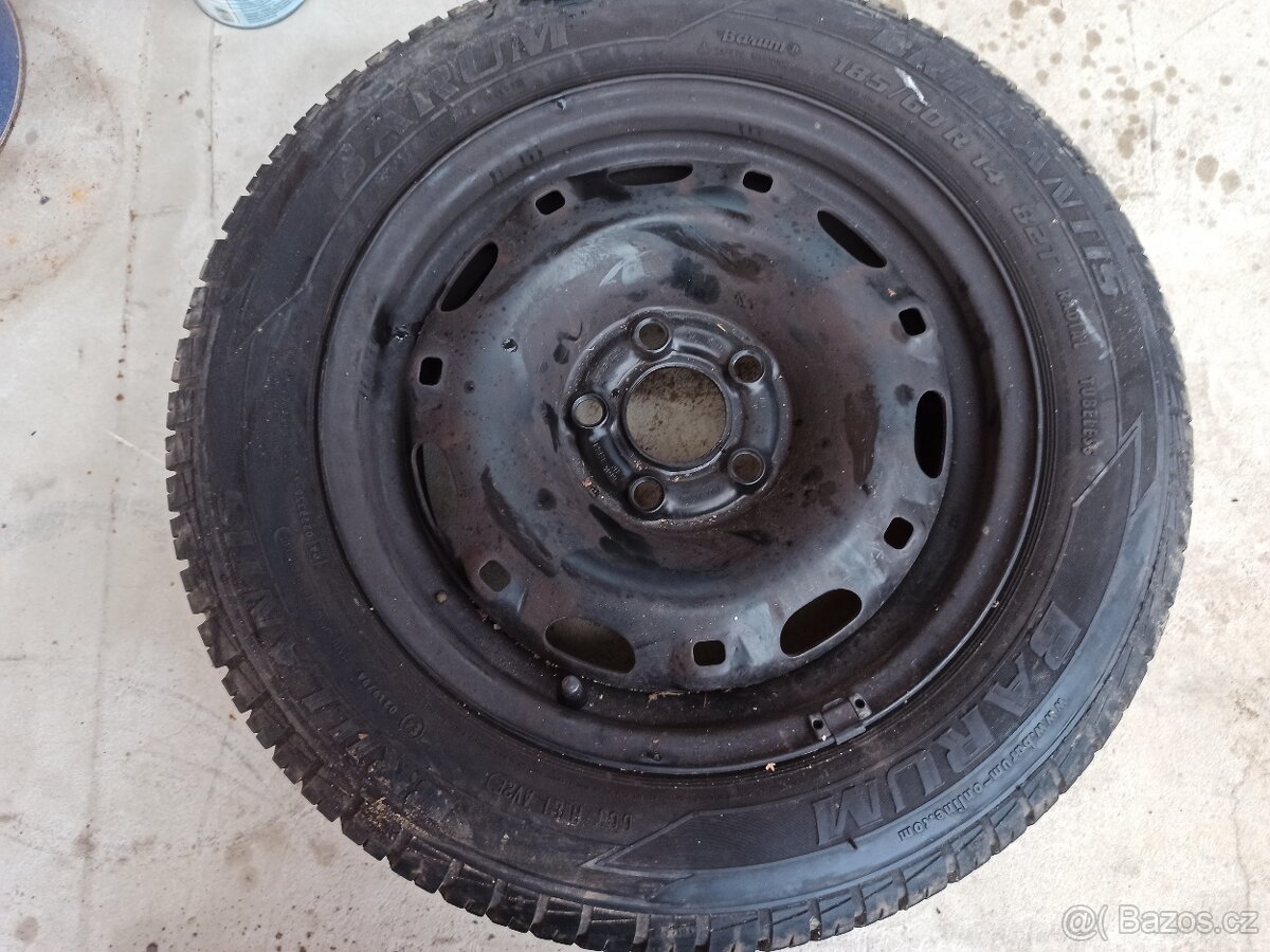 PLECHOVE DISKY ŠKODA S PNEU - 2