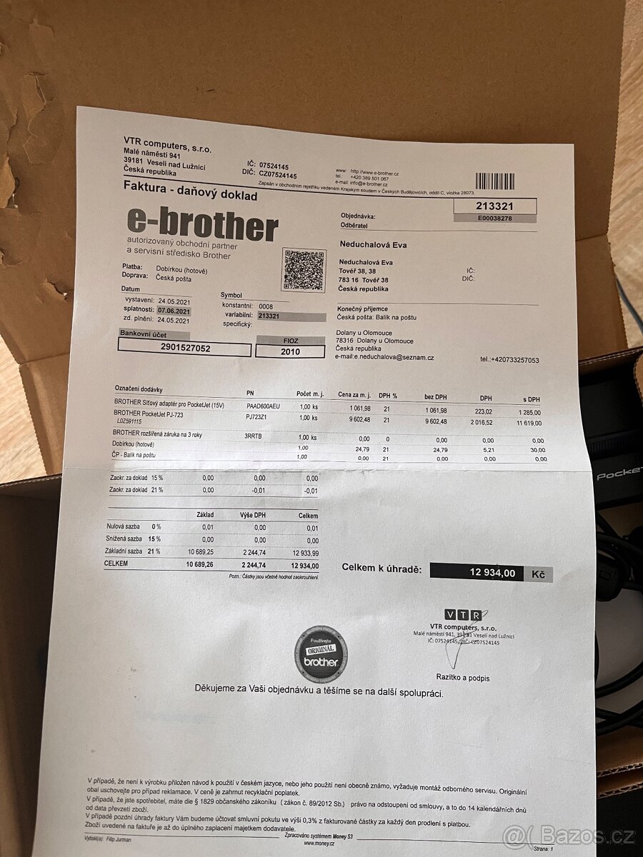 Brother PocketJet PJ-723 - 2