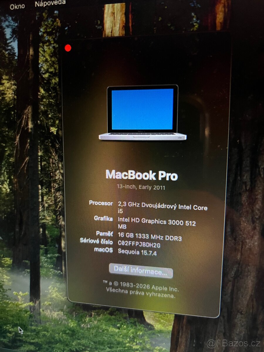 Prodám MacBook Pro A1278 - 2