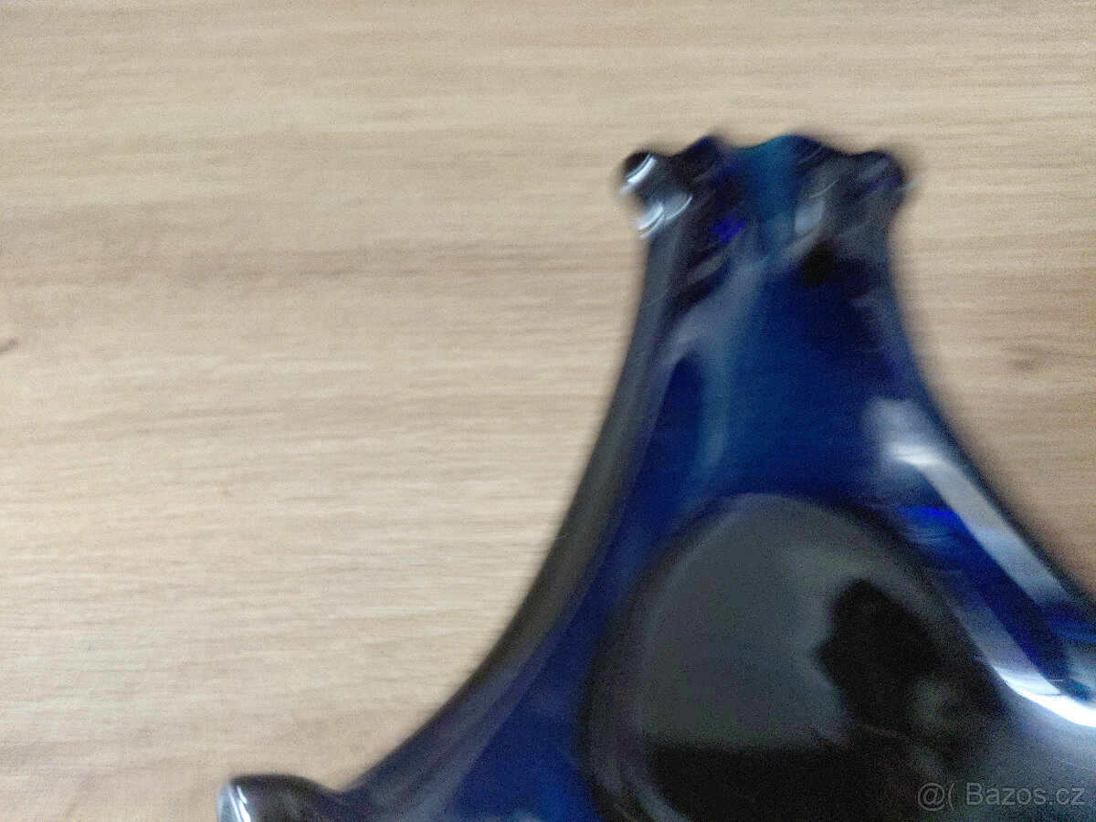 Retro popelník z hutního skla 13x16 - 2