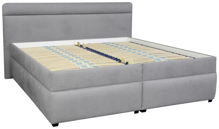 Manželská postel s roštem a matracemi - 2