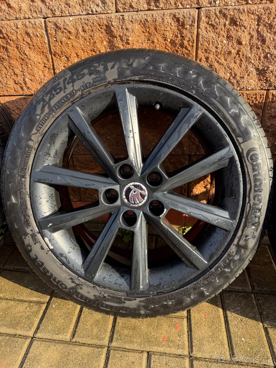 Alu kola Teron 17” Octavia III (včetne pneu Continental) - 2