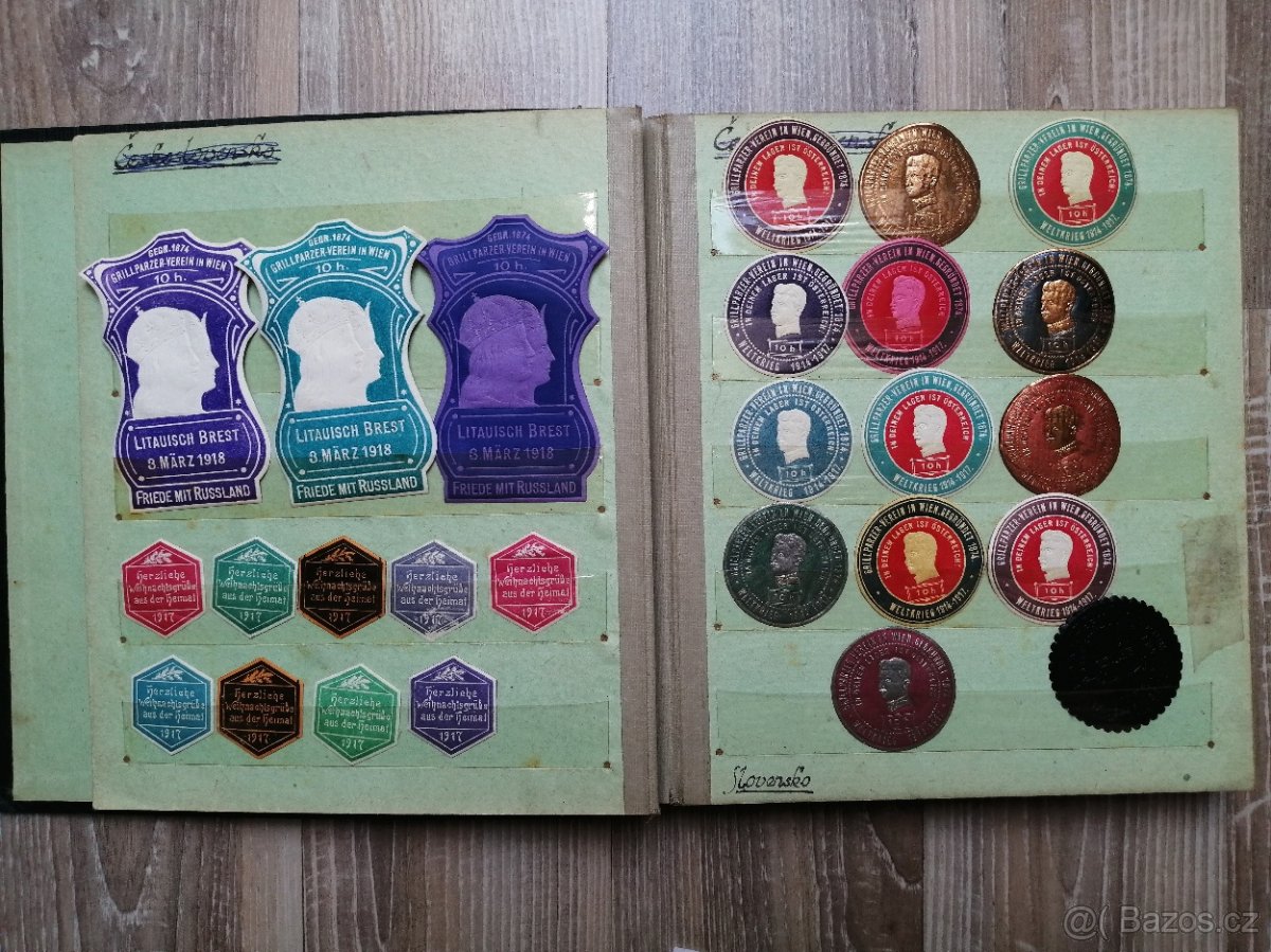 Album Zálepky 1.svetová válka 1914-1918 - 2