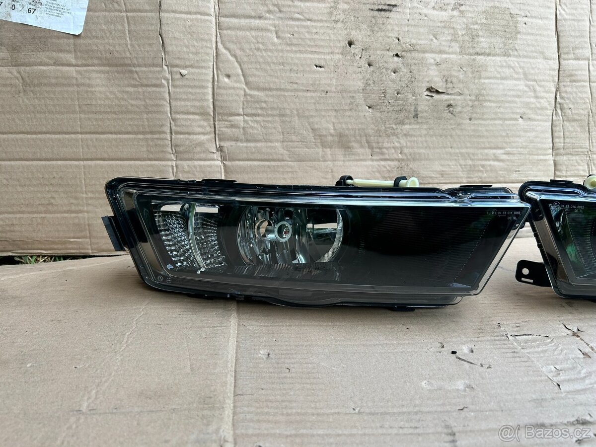 Mlhovky Škoda Rapid s LED černé - 2