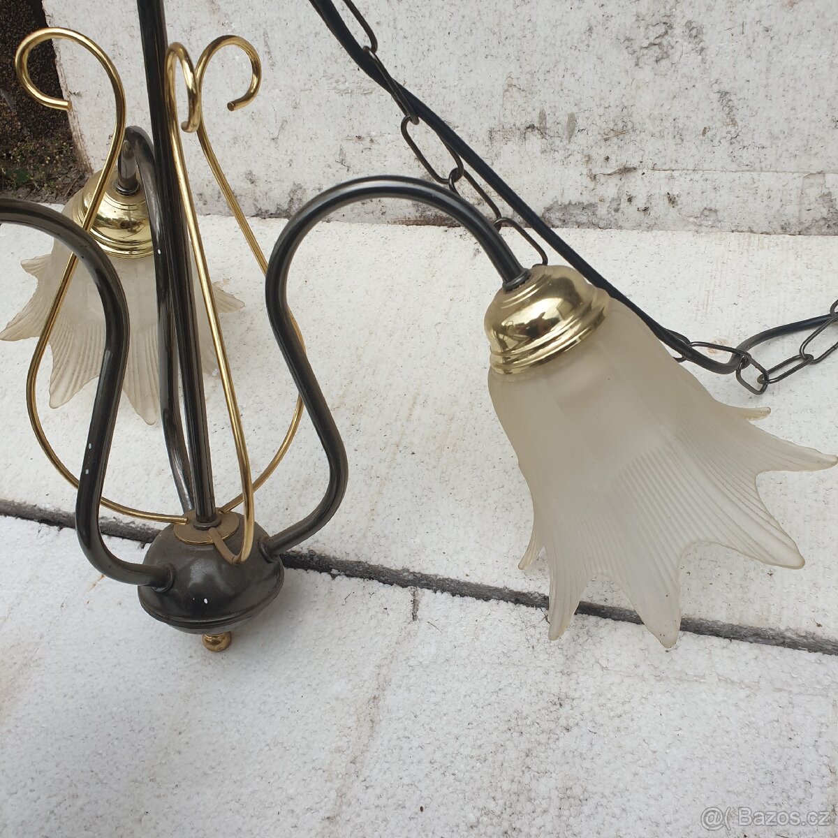 Prodám rustikální lustr - 2