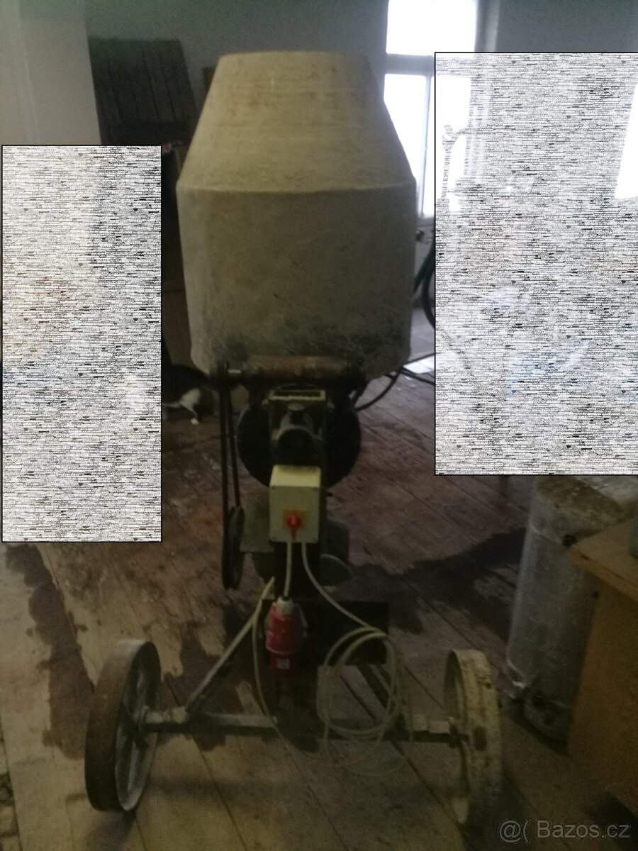 Prodám stavební míchačku, 380V/ 1,1 kW - 2