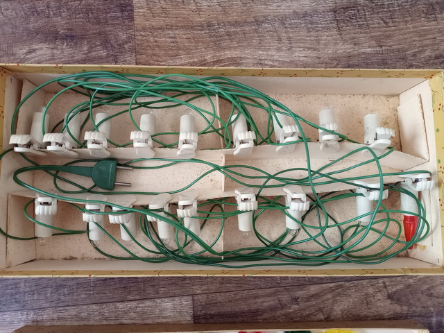 Retro vánoční světýlka - 2