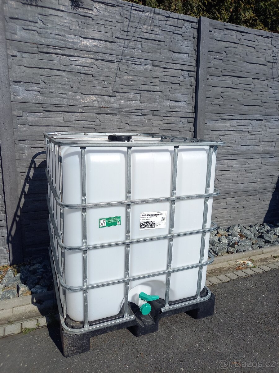 IBC kontejner 1000l potravinářské - 2