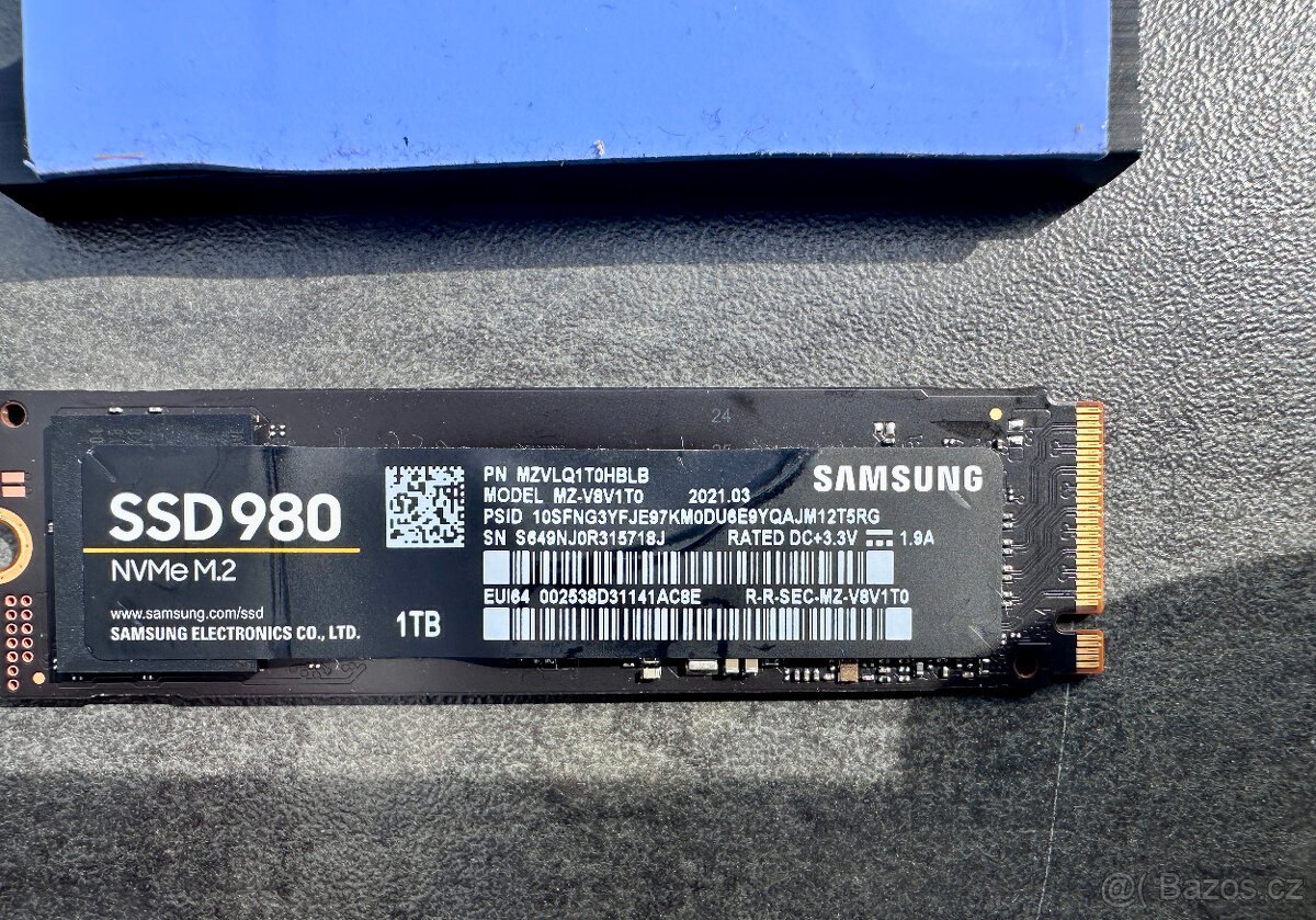 SSD disk Smasung 980 1TB - 2