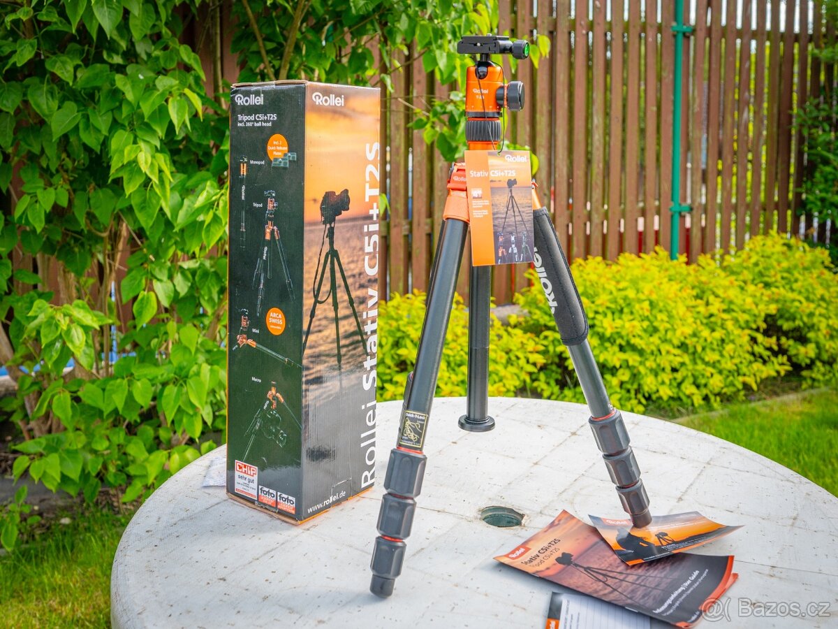 Stativ Rollei C5i + kulová hlava - 2