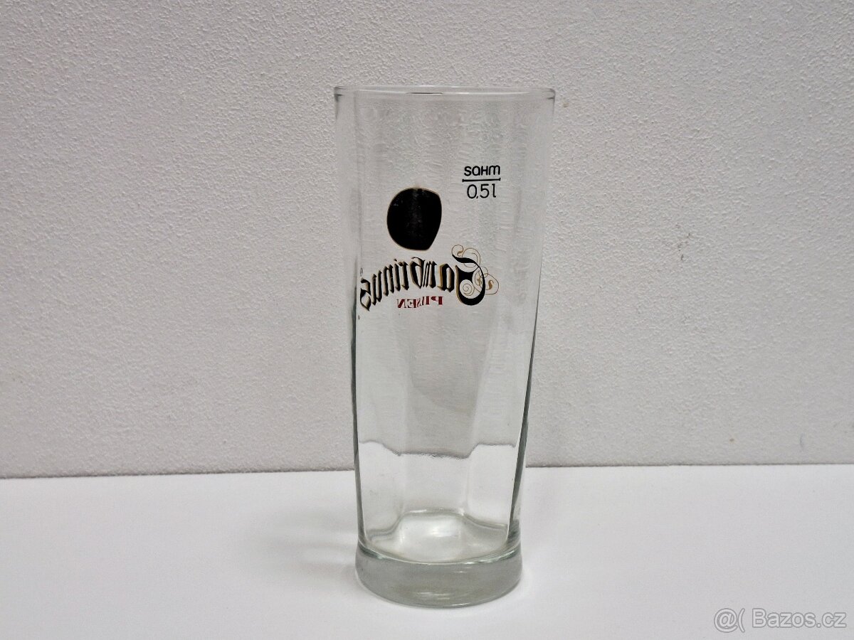 pivní sklenice Gambrinus 0,5l starší - 2