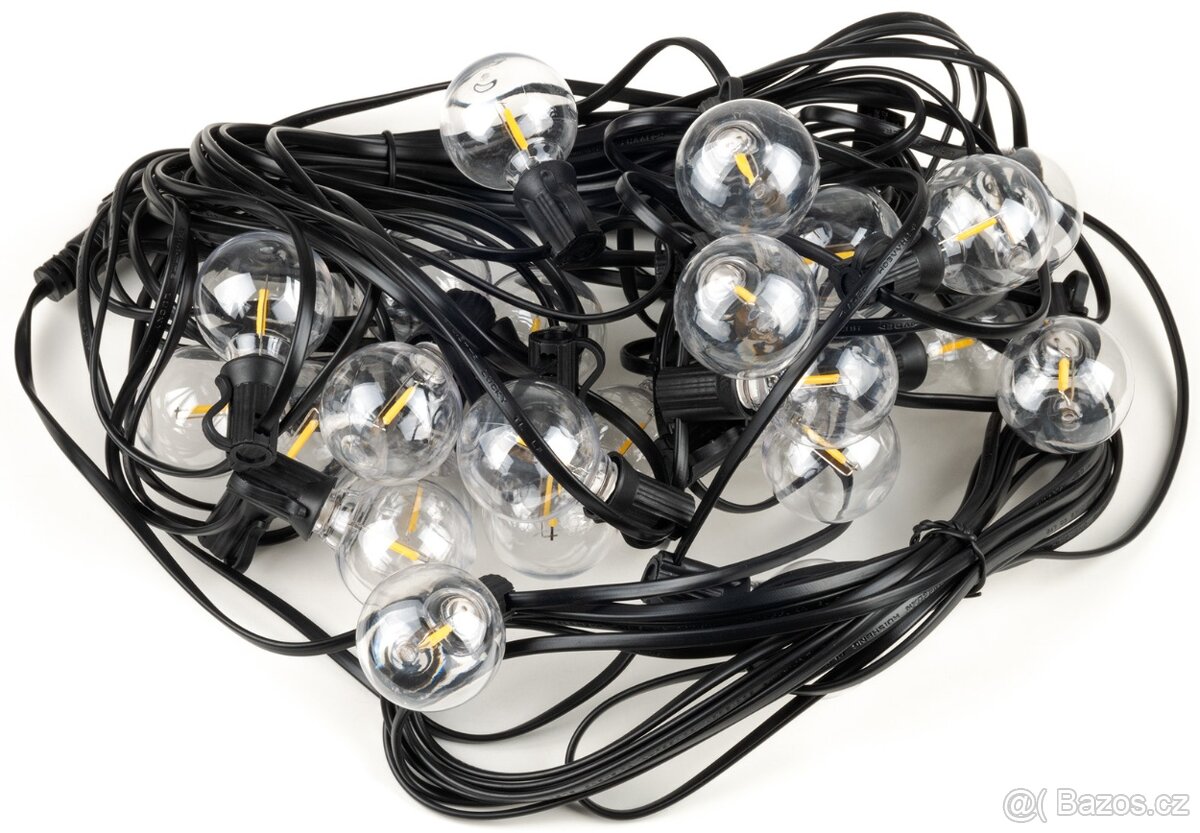 2x LED venkovní řetěz žárovky osvětlení 20m - 2