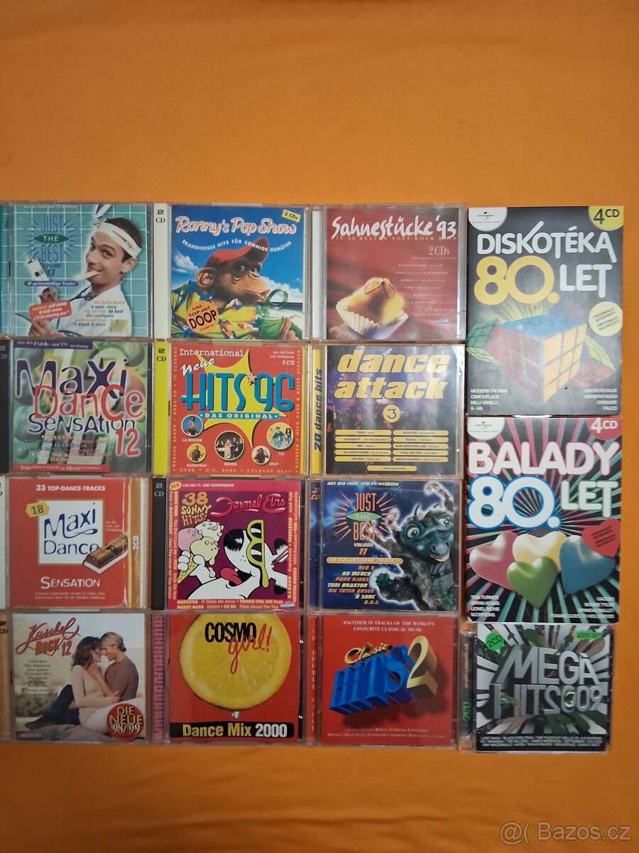 Sbírka CD cca 500ks- osobní odběr - 2