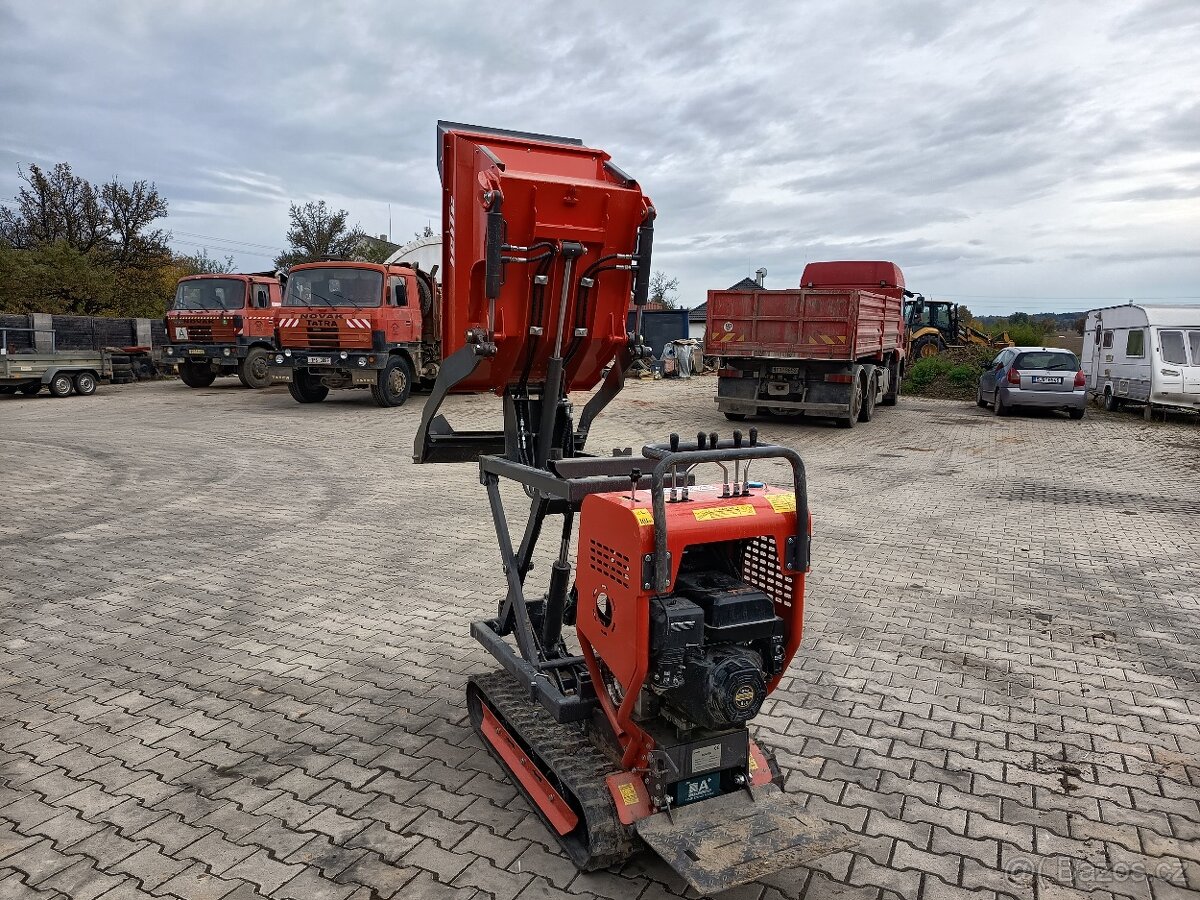 Pásový minidumper nůžkové zvedání korby - 2