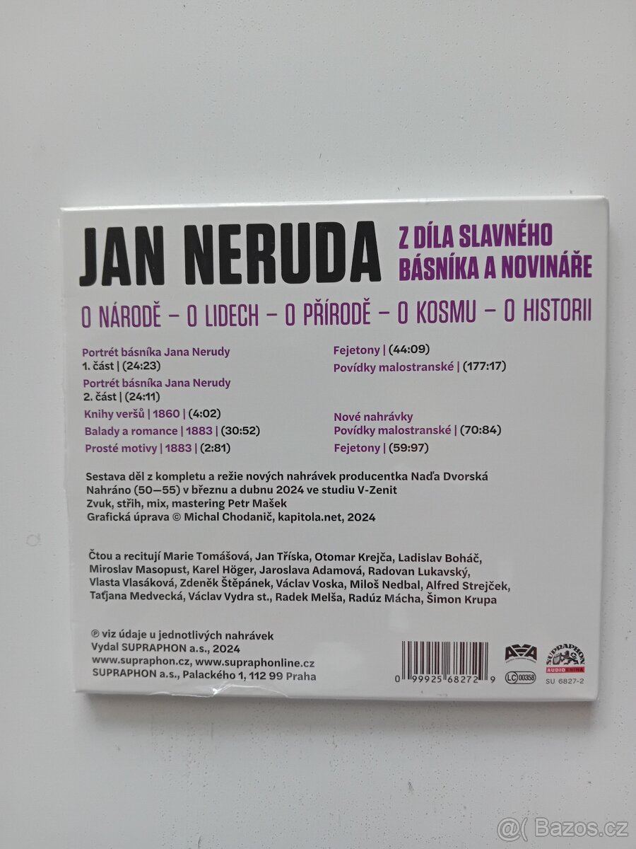 CD Jan Neruda - výběr z díla - 2