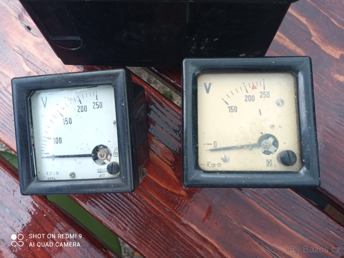 Retro voltmetr a ampermetr - 2