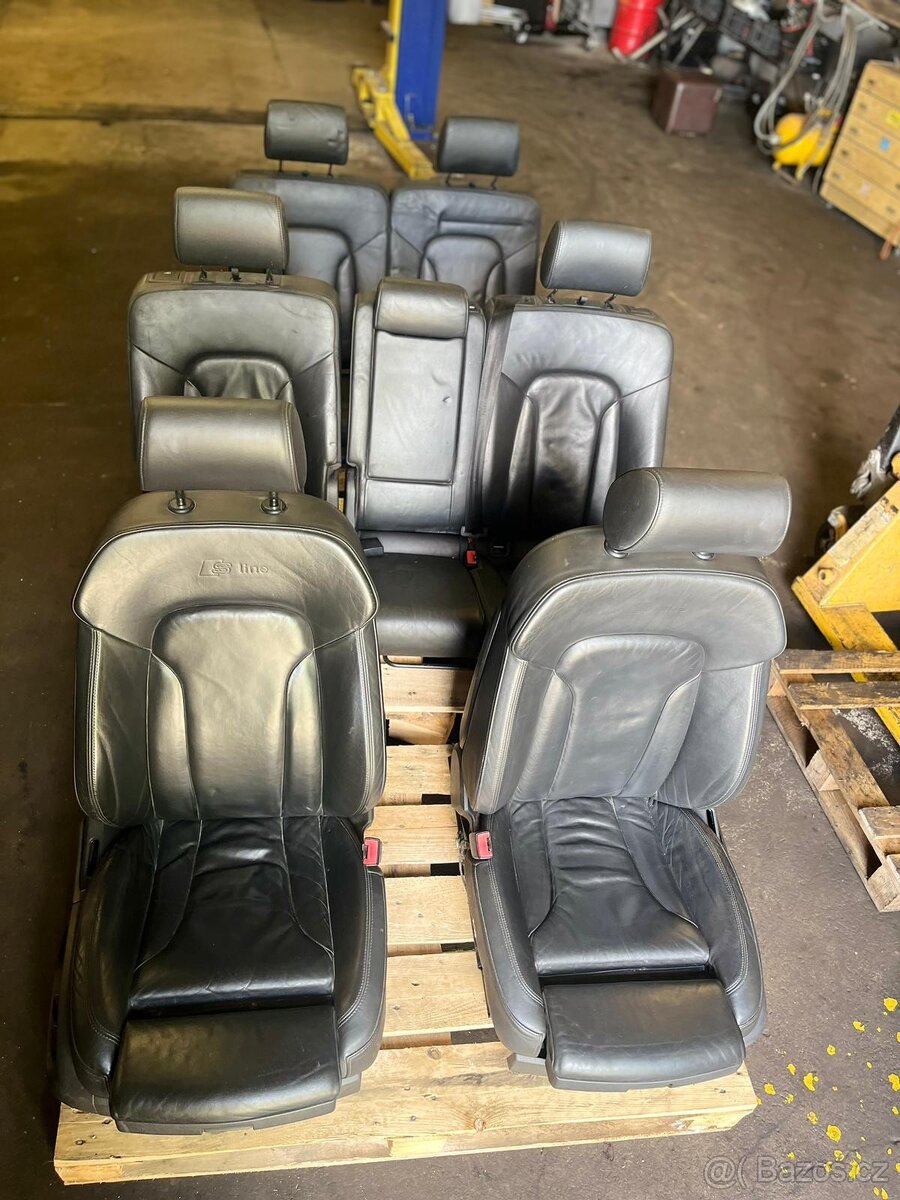 /// Sedačky Audi Q7 S-line kůže 2008 /// - 2