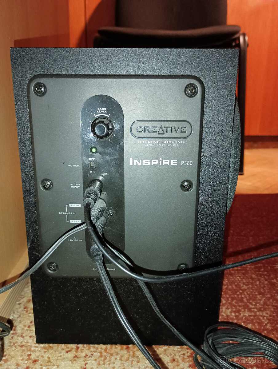 Creative inspire P380 (aktivní reproduktory 2.1) - 2