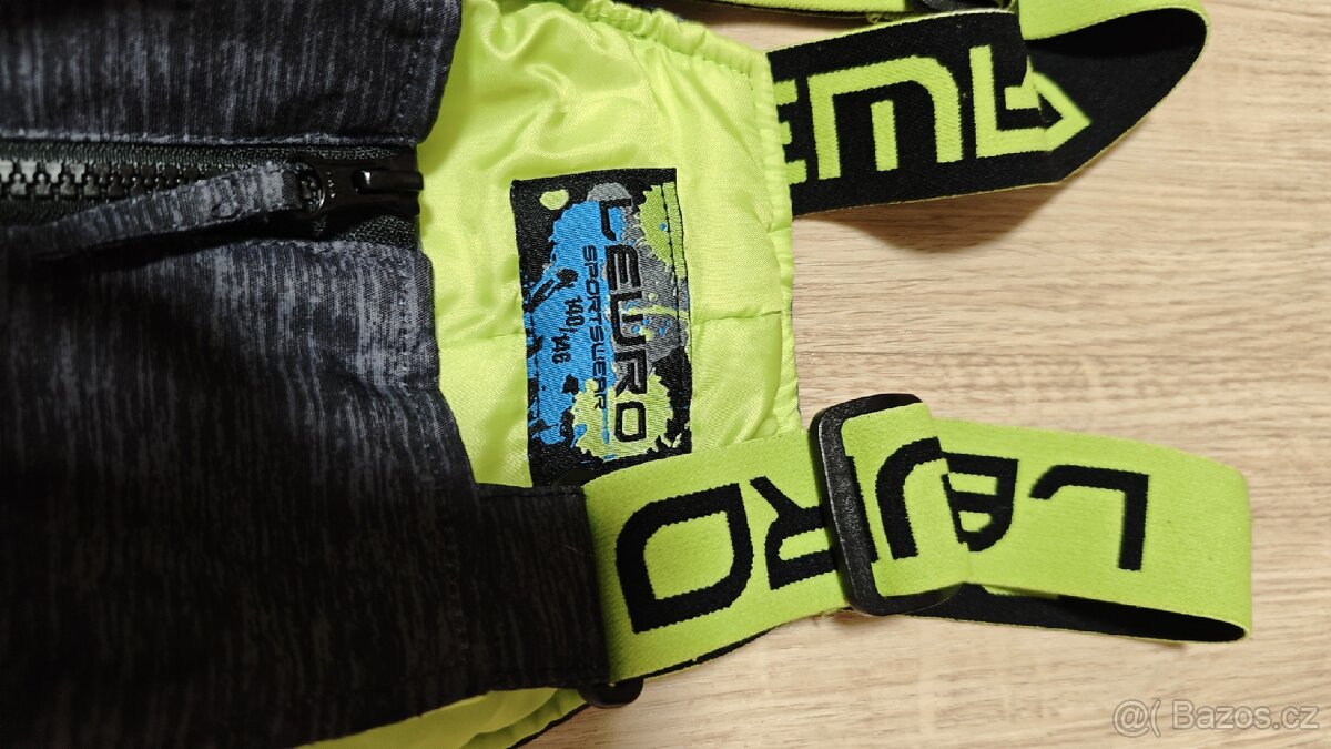 lyžařské kalhoty Lewro velikost 140-146 cm - 2