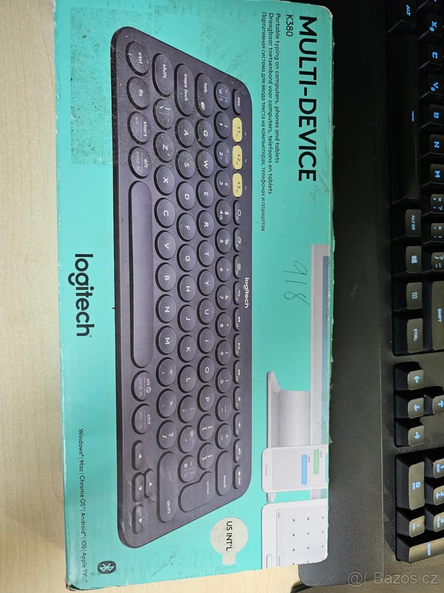 Klavesnice Logitech K380 US layout, multidevice, nova - 2