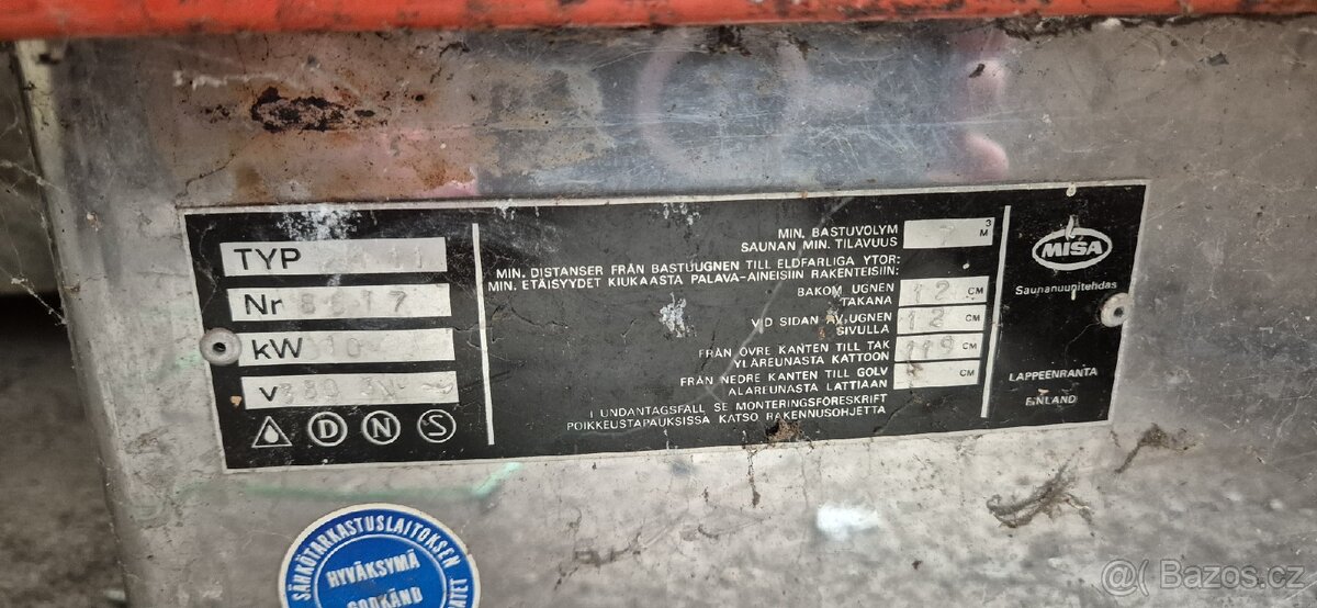 Saunování kamna - 2