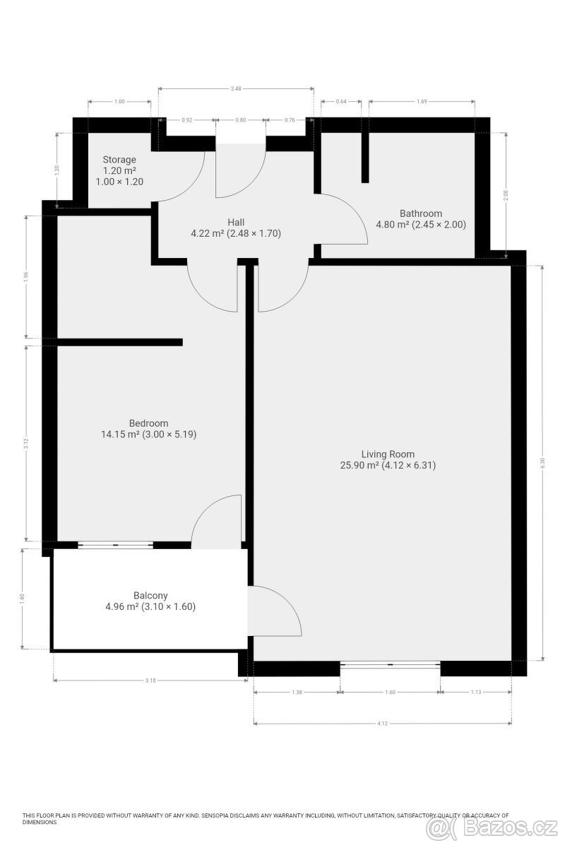 Pronájem bytu 2kk 55m2 - 2