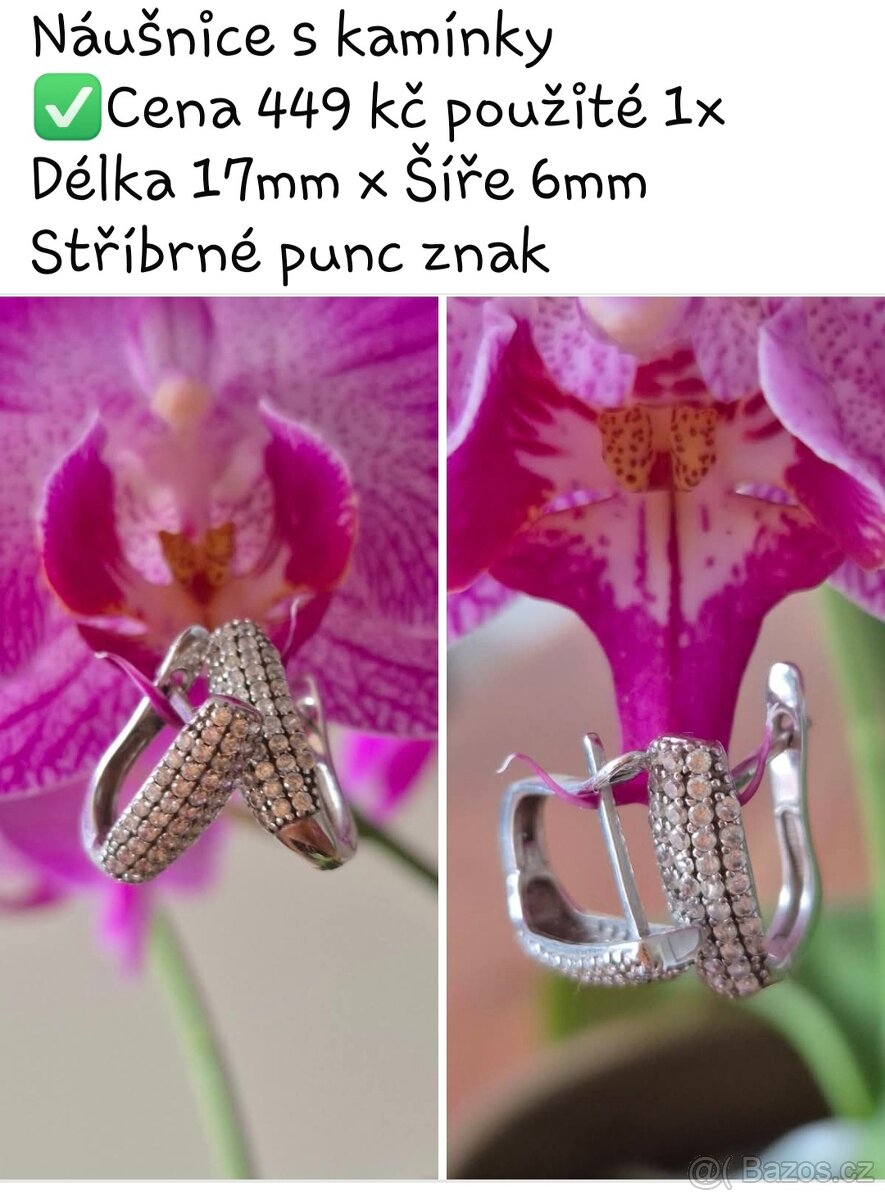 Stříbrné náušnice a prstýnek - 2