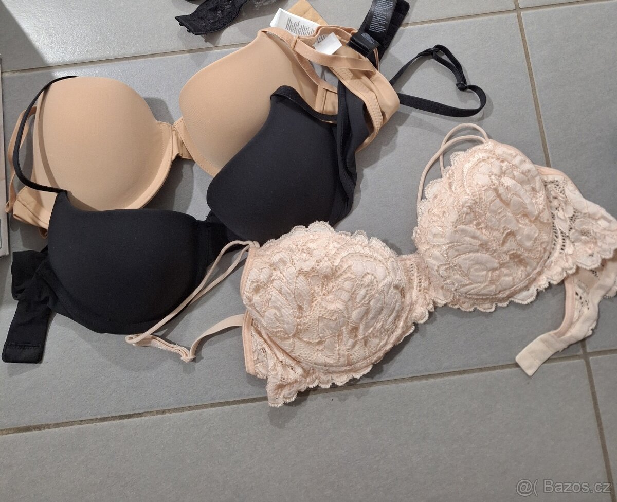 2x Nová podprsenka push-up +krajková - 2