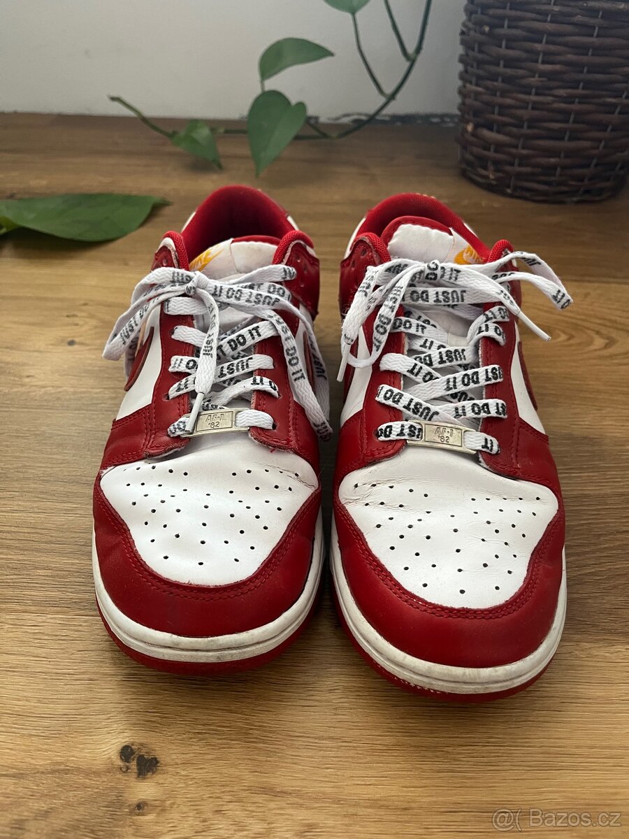 Nike Dunk Low (červeno-bílé) - 2