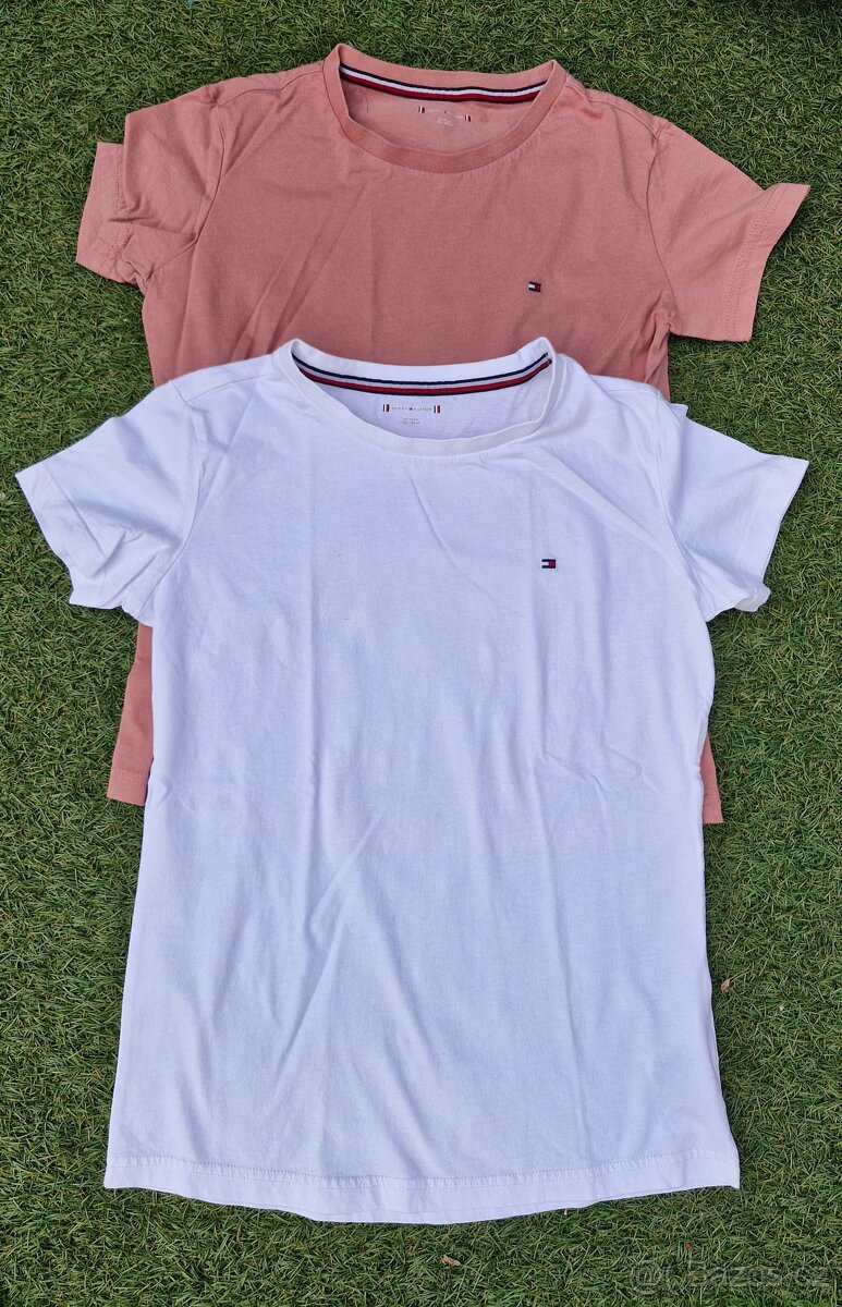 2x tričko + šaty - TOMMY HILFIGER - 146/152/158/164 - 2