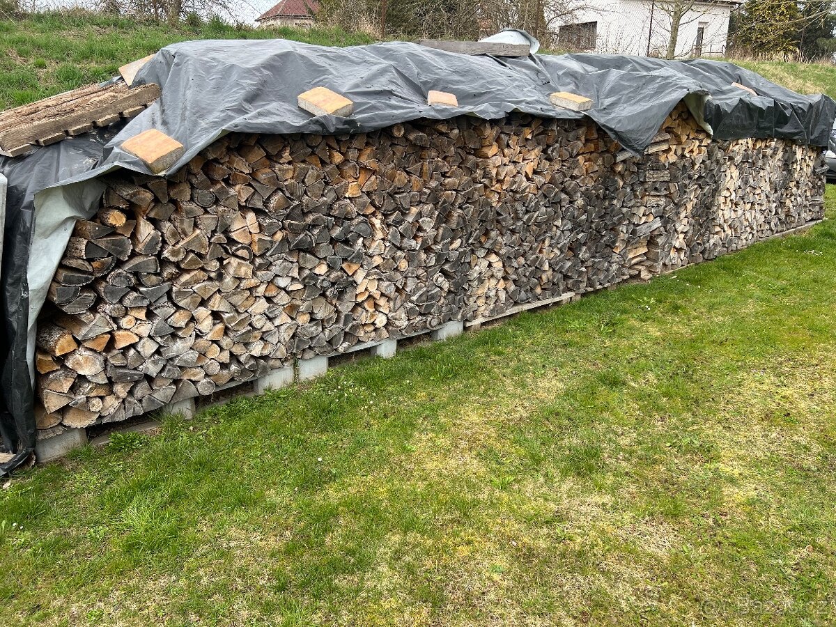 Palivové dřevo - dub, suché - 2