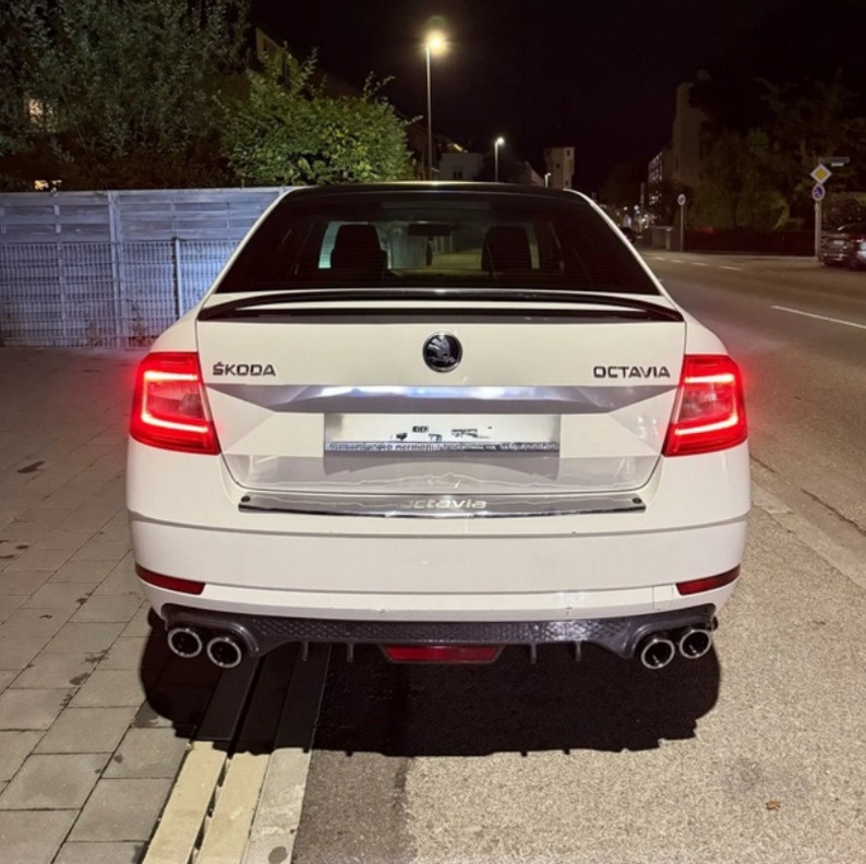 Zadný difuzor pre ŠKODA OCTAVIA 3 - 2