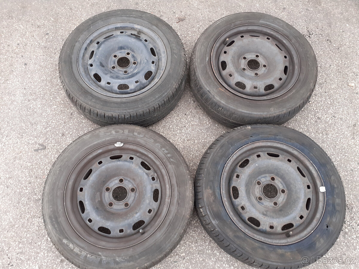 2ks plechové disky 5x100 R14 - 2