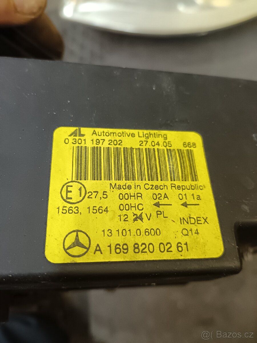 Přední světla Mercedes A-class - 2