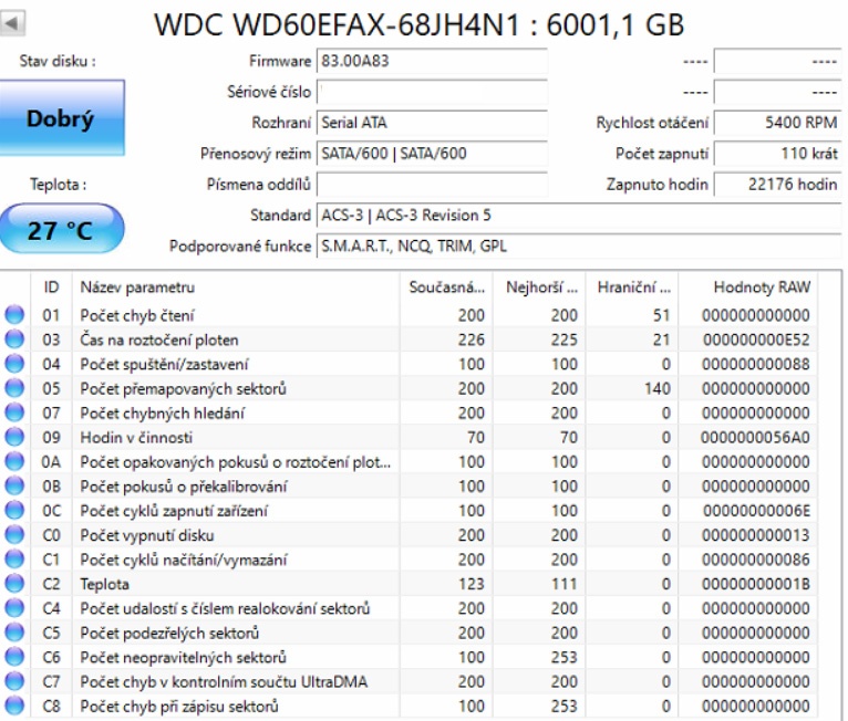 6TB HDD - WD60EFAX - 2