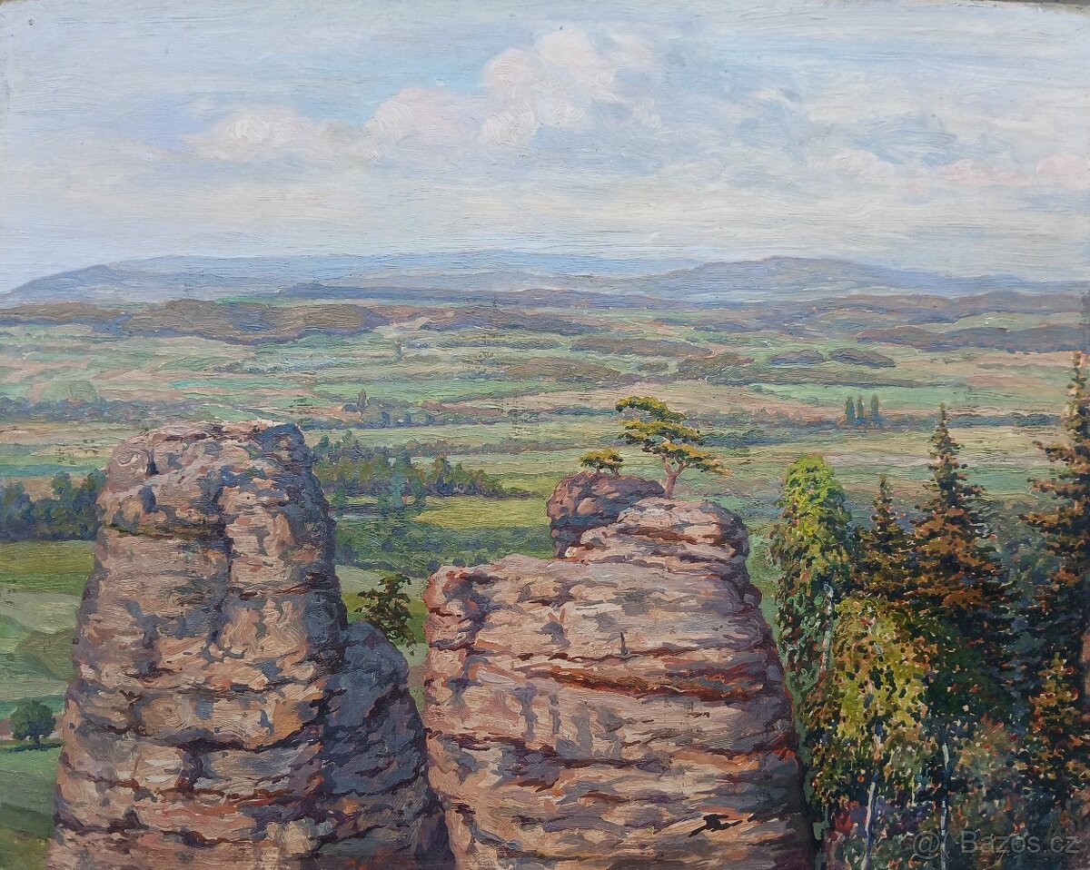 Obraz - Český ráj - Olejomalba - 2