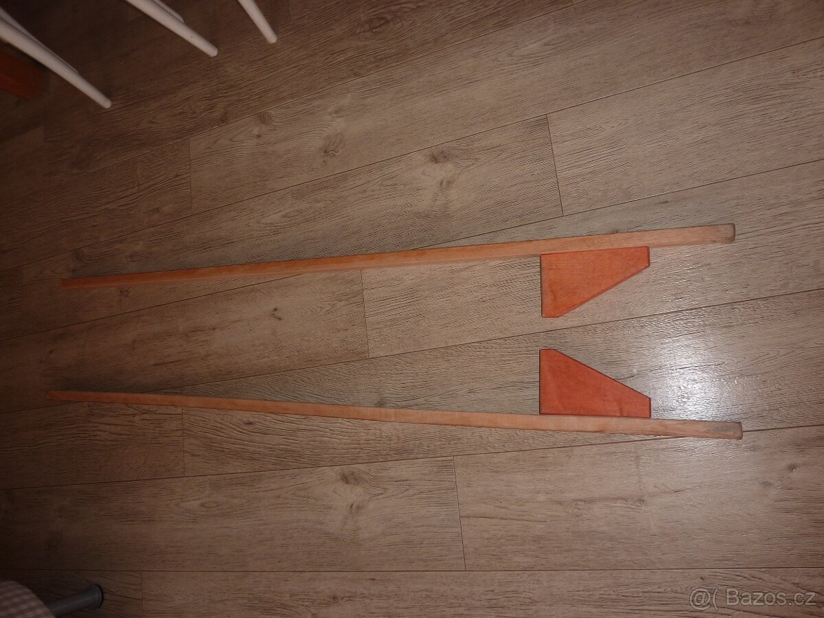 Dětské dřevěné chůdy, nastavitelné - 2