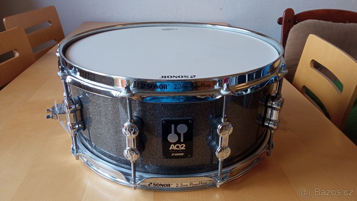 malý buben Sonor AQ2 Snare 14" x 6" Titanium Quartz - 2