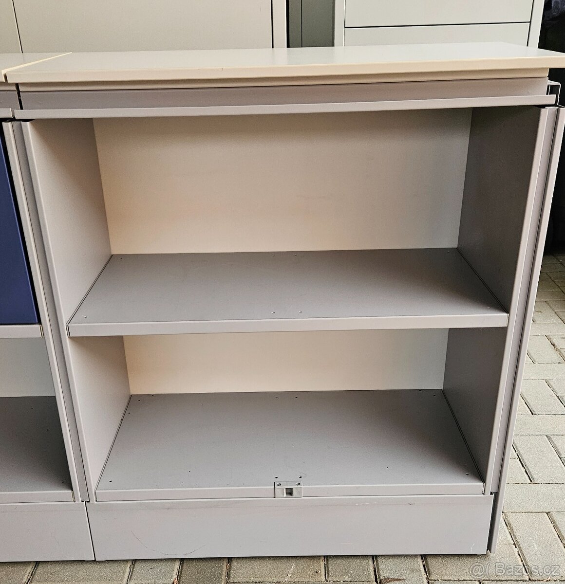 Policový regál plechový 2 x - 2
