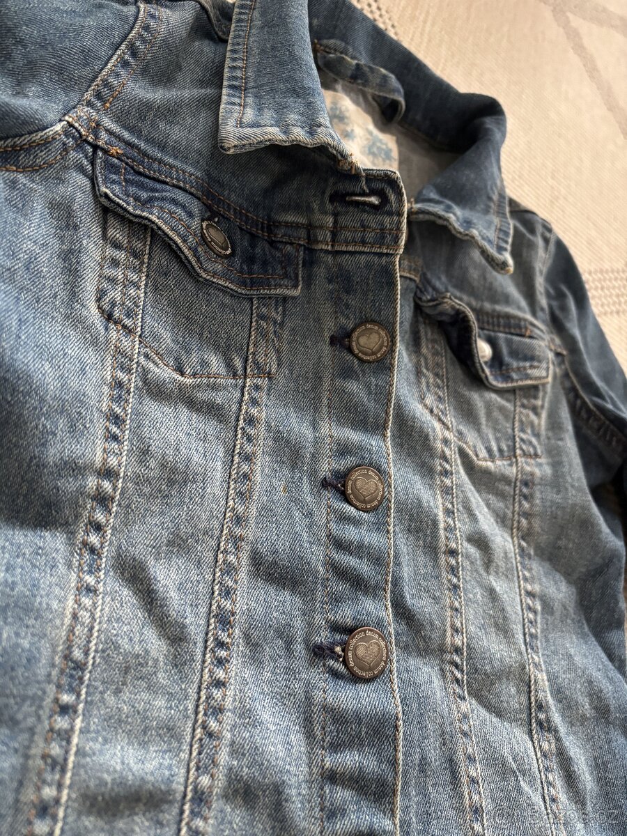 Džínová bunda 128 - 2