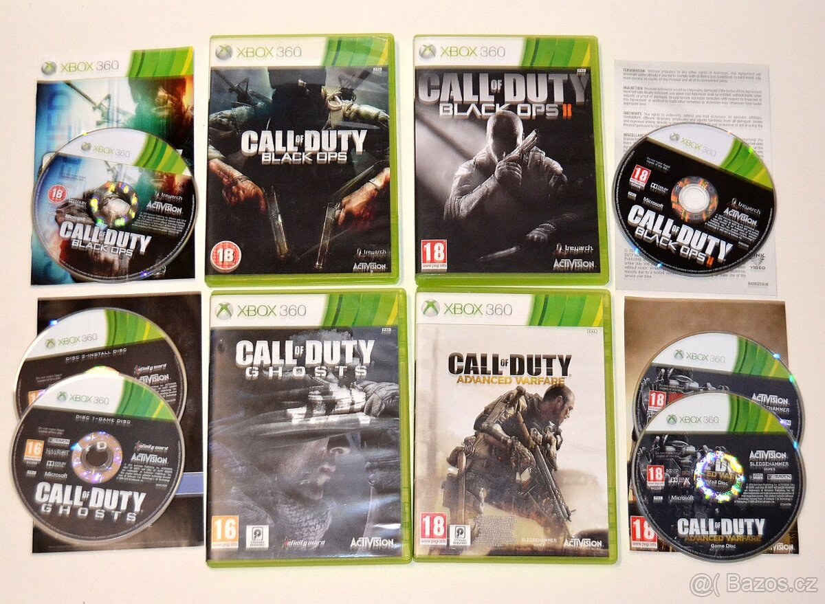 Hry pre Xbox 360 Battlefield, Call of Duty, Assassin's Cree - 2