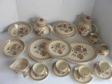 Anglický porcelán - 27ks-souprava- Staffordshire - 2