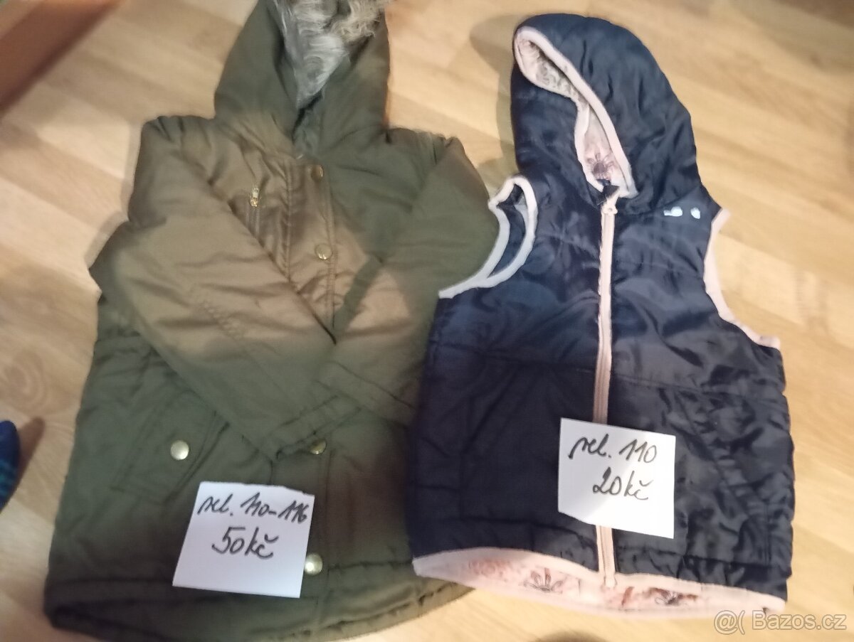 Podzimní, zimní dívčí a klučičí bundy - 2