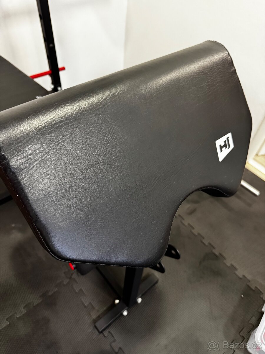 Posilovací lavice HS-1065HB PRO a činky - 2