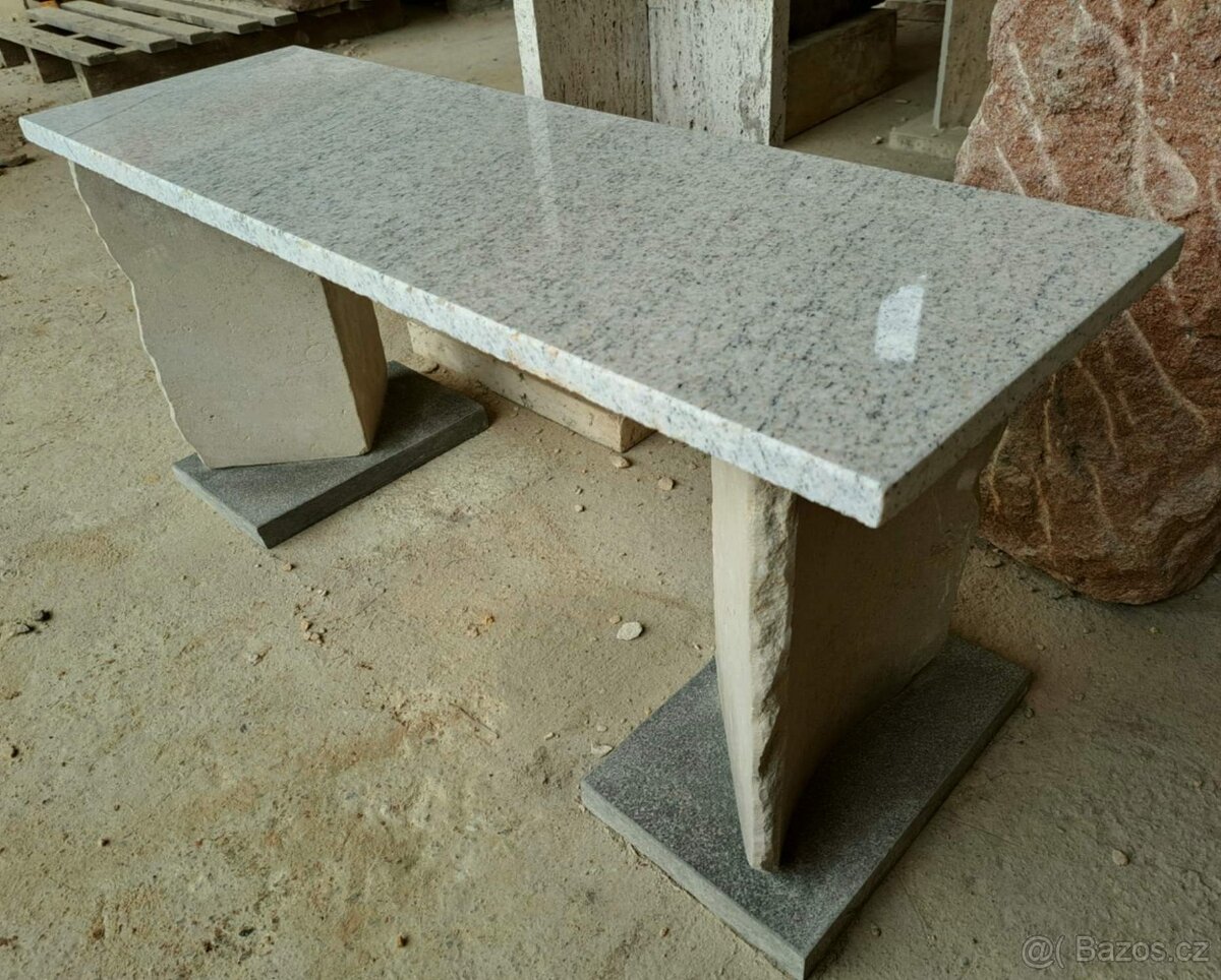 Kamenné kávové stolky - 2